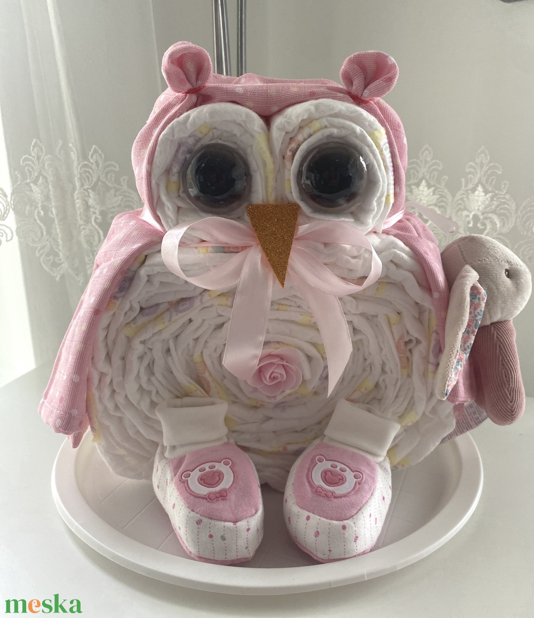 Bagoly Pelenkatorta, pelenkatorony, babaváró csomag - játék & sport - Meska.hu