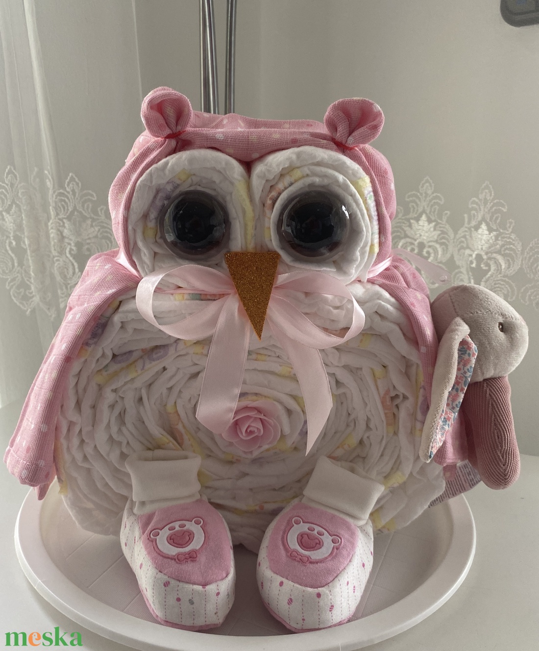 Bagoly Pelenkatorta, pelenkatorony, babaváró csomag - játék & sport - Meska.hu