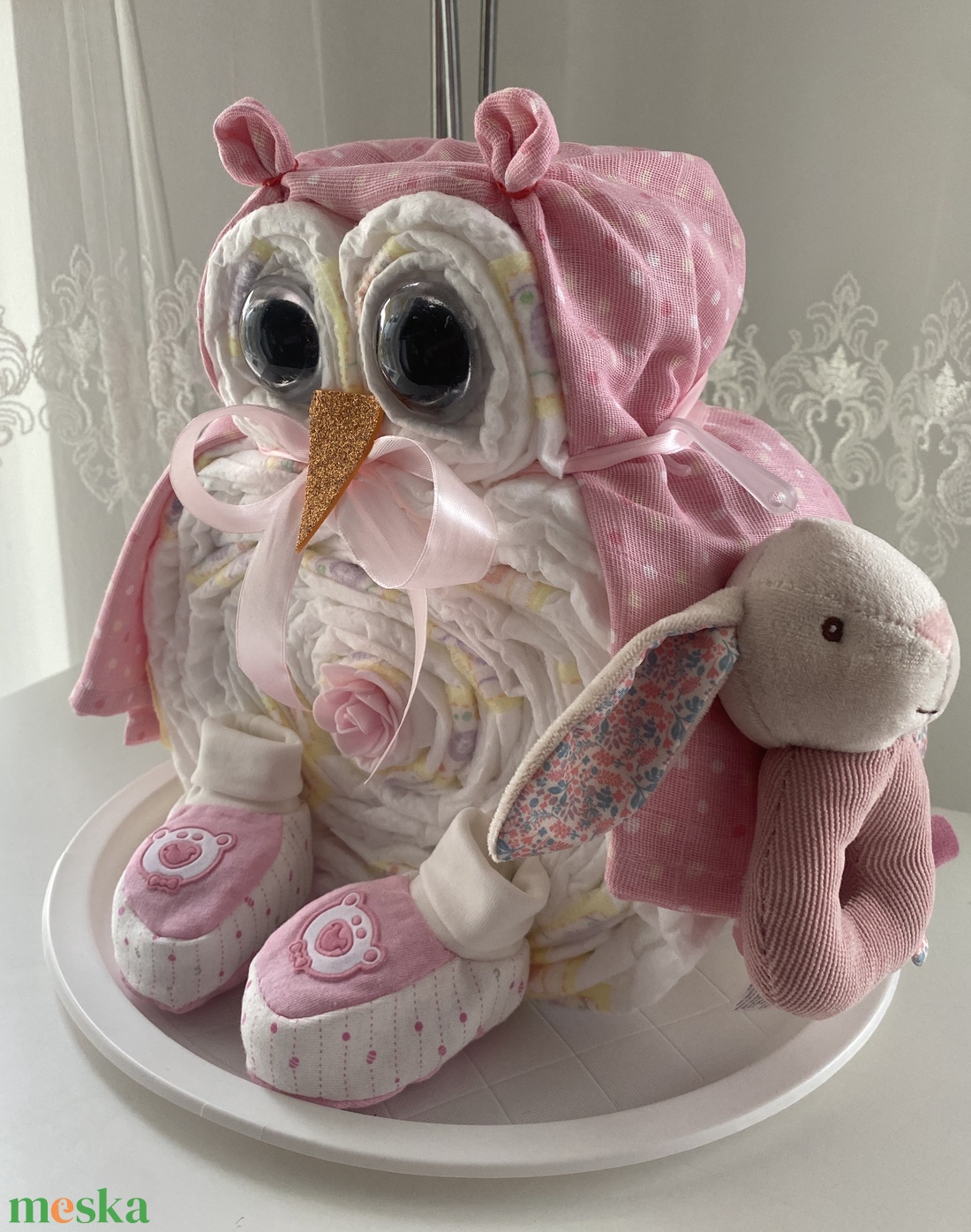 Bagoly Pelenkatorta, pelenkatorony, babaváró csomag - játék & sport - Meska.hu