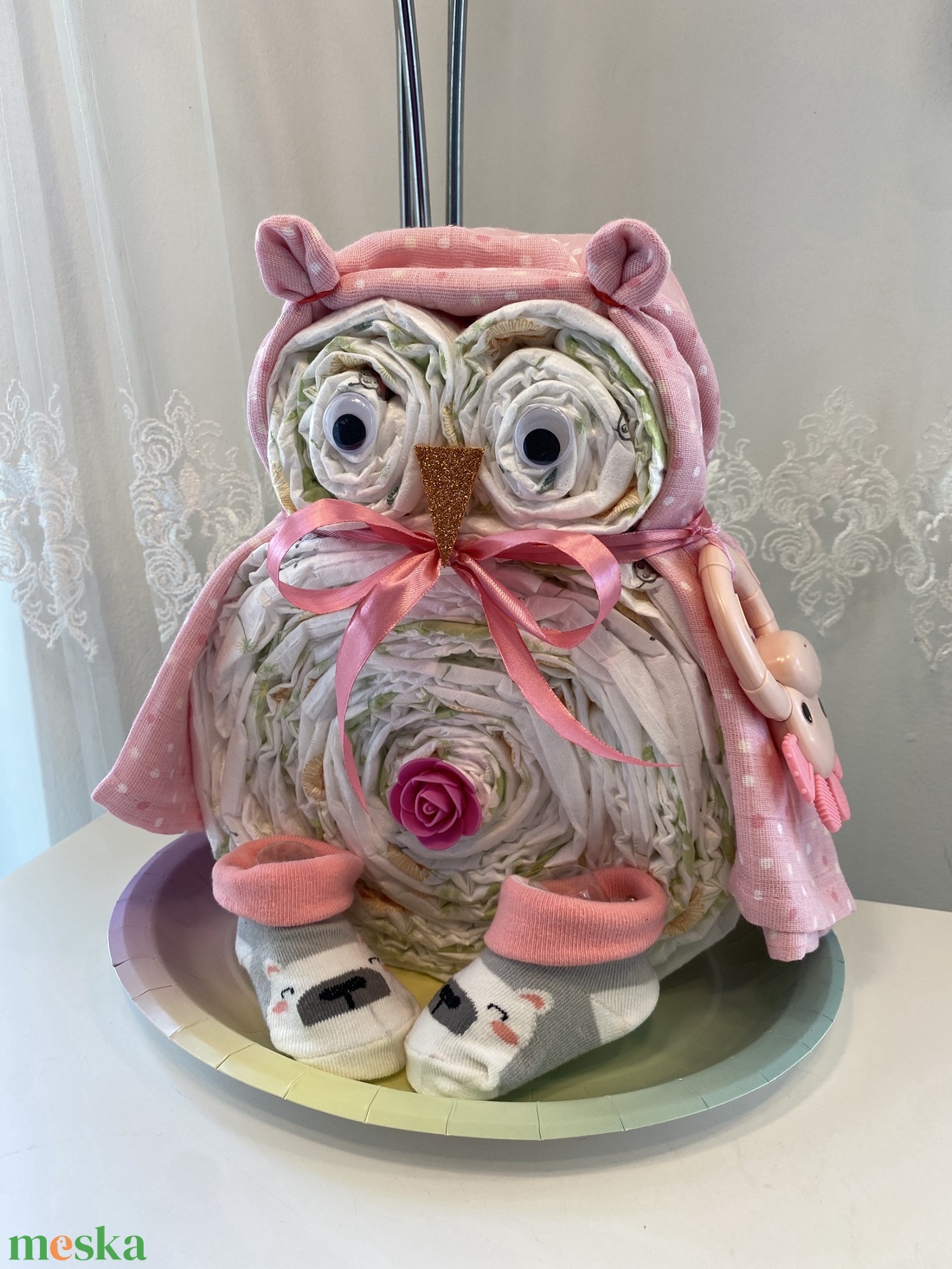 Bagoly Pelenkatorta 2-5 kg, pelenkatorony, babaváró csomag - játék & sport - babalátogató ajándékcsomag - Meska.hu Bagoly Pelenkatorta 2-5 kg, pelenkatorony, babaváró csomag - játék & sport - babalátogató ajándékcsomag - Meska.hu
