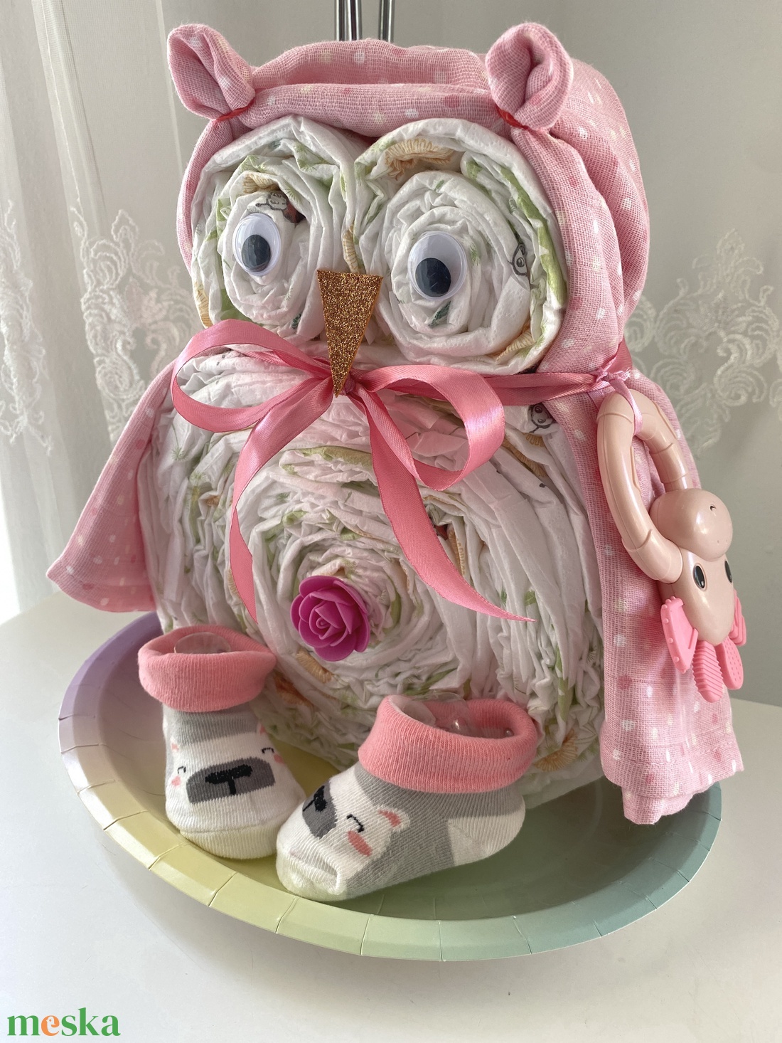 Bagoly Pelenkatorta 2-5 kg, pelenkatorony, babaváró csomag - játék & sport - babalátogató ajándékcsomag - Meska.hu Bagoly Pelenkatorta 2-5 kg, pelenkatorony, babaváró csomag - játék & sport - babalátogató ajándékcsomag - Meska.hu