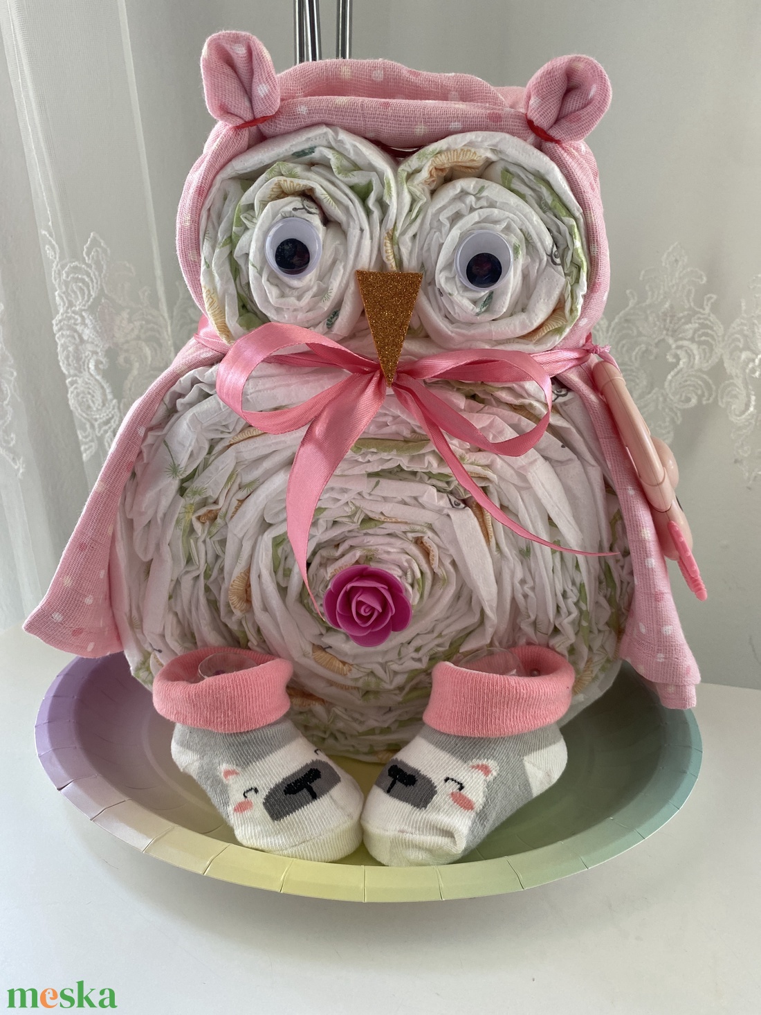 Bagoly Pelenkatorta 2-5 kg, pelenkatorony, babaváró csomag - játék & sport - babalátogató ajándékcsomag - Meska.hu Bagoly Pelenkatorta 2-5 kg, pelenkatorony, babaváró csomag - játék & sport - babalátogató ajándékcsomag - Meska.hu