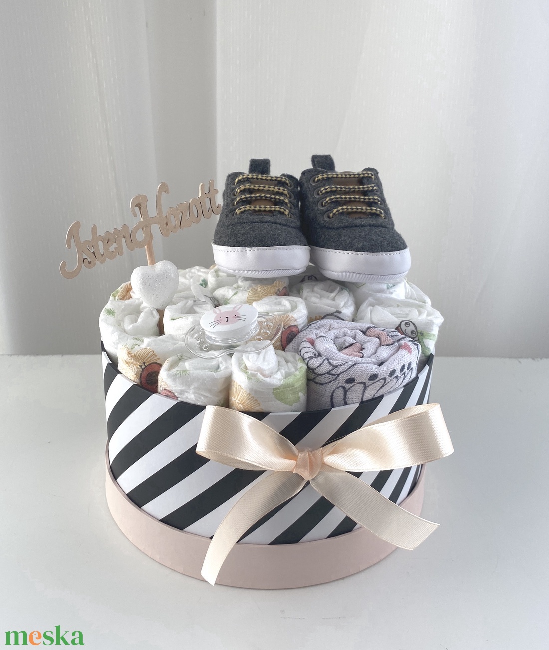 Baba box,pelenkatorta 3-6 kg pelenka doboz, babaváró csomag - játék & sport - Meska.hu