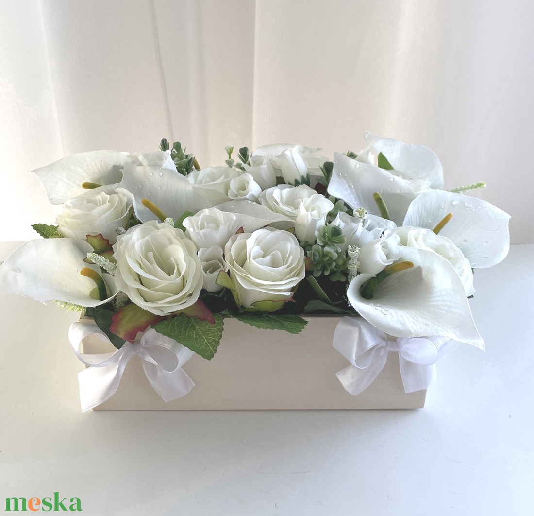 Kála- rózsa  virágcsokor  - otthon & életmód - dekoráció - virágdísz és tartó - csokor & virágdísz - Meska.hu