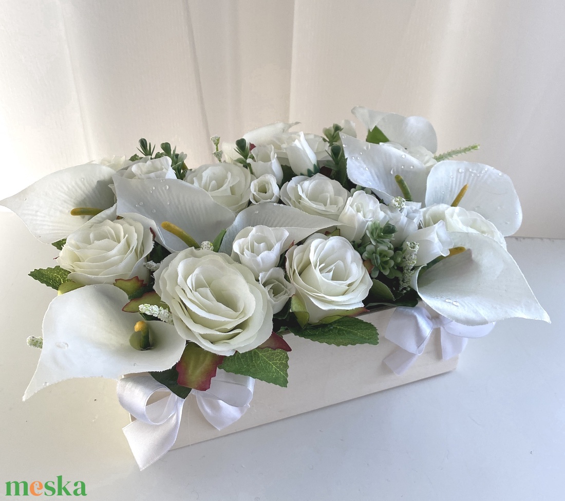 Kála- rózsa  virágcsokor  - otthon & életmód - dekoráció - virágdísz és tartó - csokor & virágdísz - Meska.hu