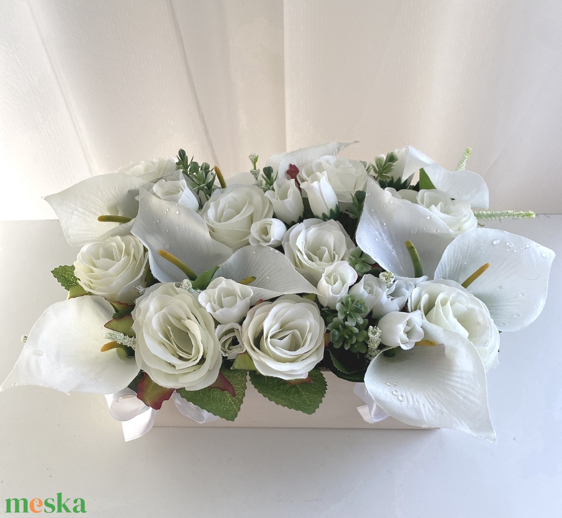 Kála- rózsa  virágcsokor  - otthon & életmód - dekoráció - virágdísz és tartó - csokor & virágdísz - Meska.hu