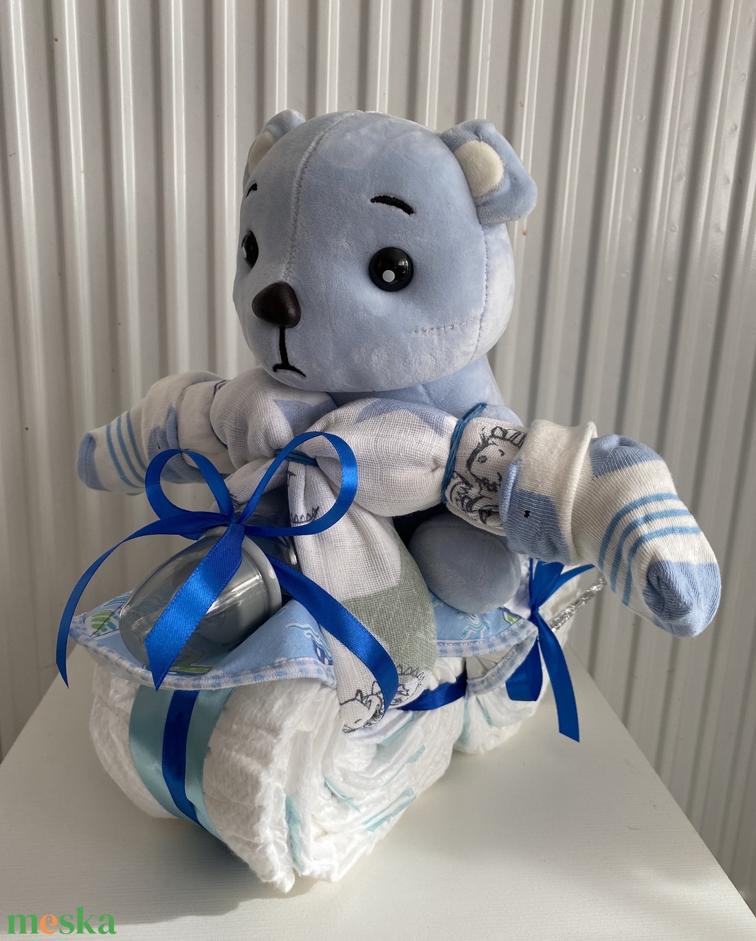 Motoros  pelenkatorta, 4-8 kg pelenkatorony, babaváró csomag - játék & sport - Meska.hu