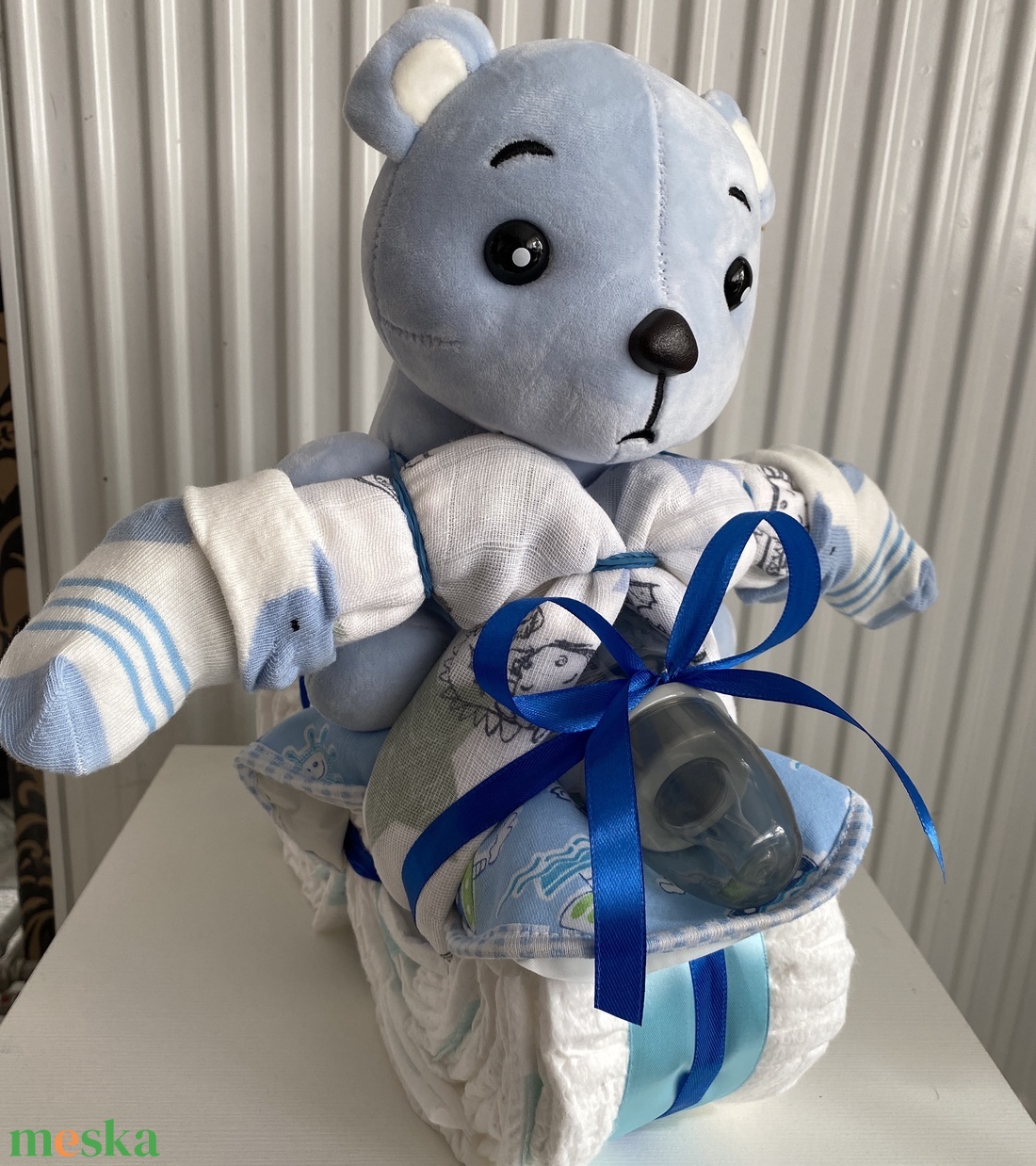 Motoros  pelenkatorta, 4-8 kg pelenkatorony, babaváró csomag - játék & sport - Meska.hu