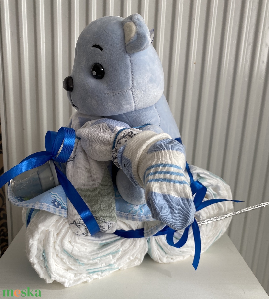 Motoros  pelenkatorta, 4-8 kg pelenkatorony, babaváró csomag - játék & sport - Meska.hu