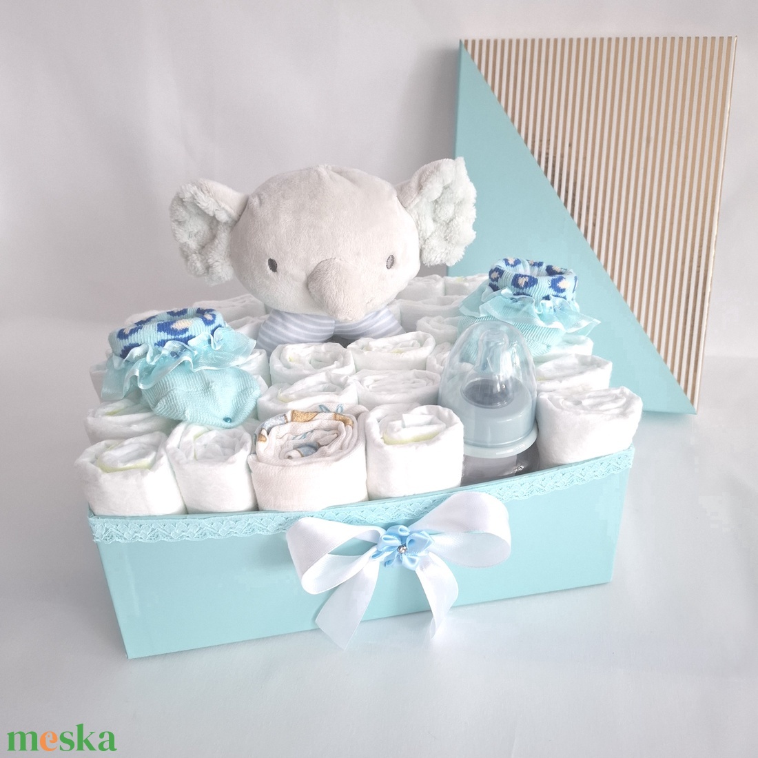Dumbo baba box, pelenkatorta 4-8kg pelenkatorony, babaváró csomag - játék & sport - babalátogató ajándékcsomag - Meska.hu Dumbo baba box, pelenkatorta 4-8kg pelenkatorony, babaváró csomag - játék & sport - babalátogató ajándékcsomag - Meska.hu