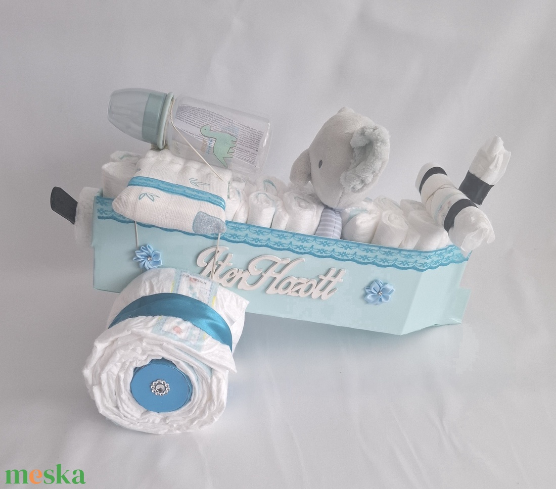 Elefánt repülő pelenkatorta, 4-8kg pelenkatorony, babaváró csomag, kelengye - játék & sport - babalátogató ajándékcsomag - Meska.hu Elefánt repülő pelenkatorta, 4-8kg pelenkatorony, babaváró csomag, kelengye - játék & sport - babalátogató ajándékcsomag - Meska.hu