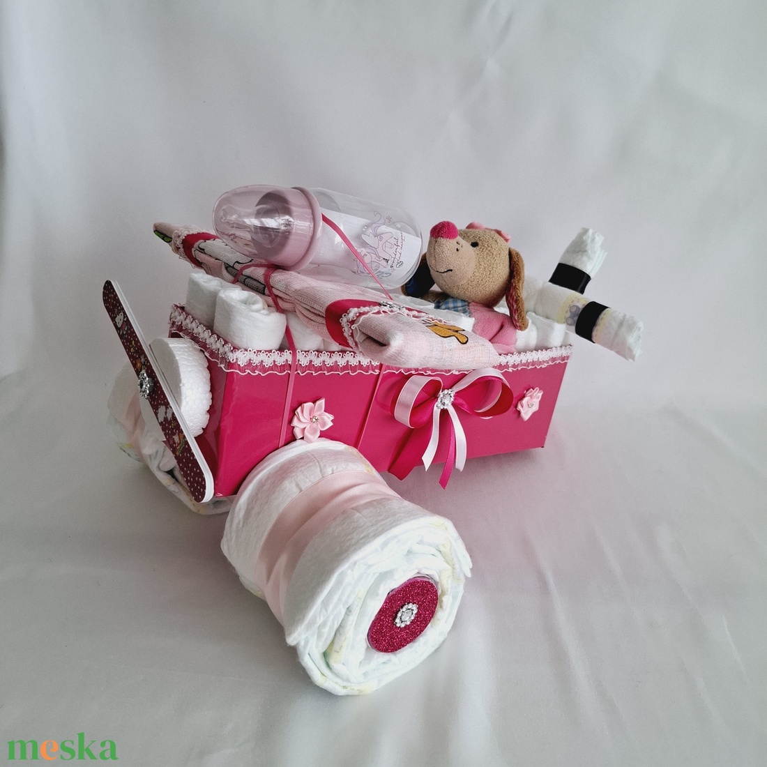 Kis kutya repülő pelenkatorta, 2-5 kg pelenkatorony, babaváró csomag, kelengye - játék & sport - babalátogató ajándékcsomag - Meska.hu Kis kutya repülő pelenkatorta, 2-5 kg pelenkatorony, babaváró csomag, kelengye - játék & sport - babalátogató ajándékcsomag - Meska.hu