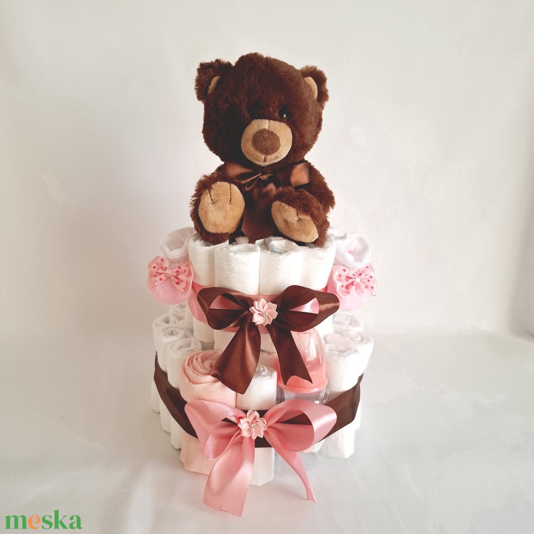 Maci babaváró pelenkatorta 2-5 kg pelenkatorony, babaváró csomag - játék & sport - babalátogató ajándékcsomag - Meska.hu Maci babaváró pelenkatorta 2-5 kg pelenkatorony, babaváró csomag - játék & sport - babalátogató ajándékcsomag - Meska.hu