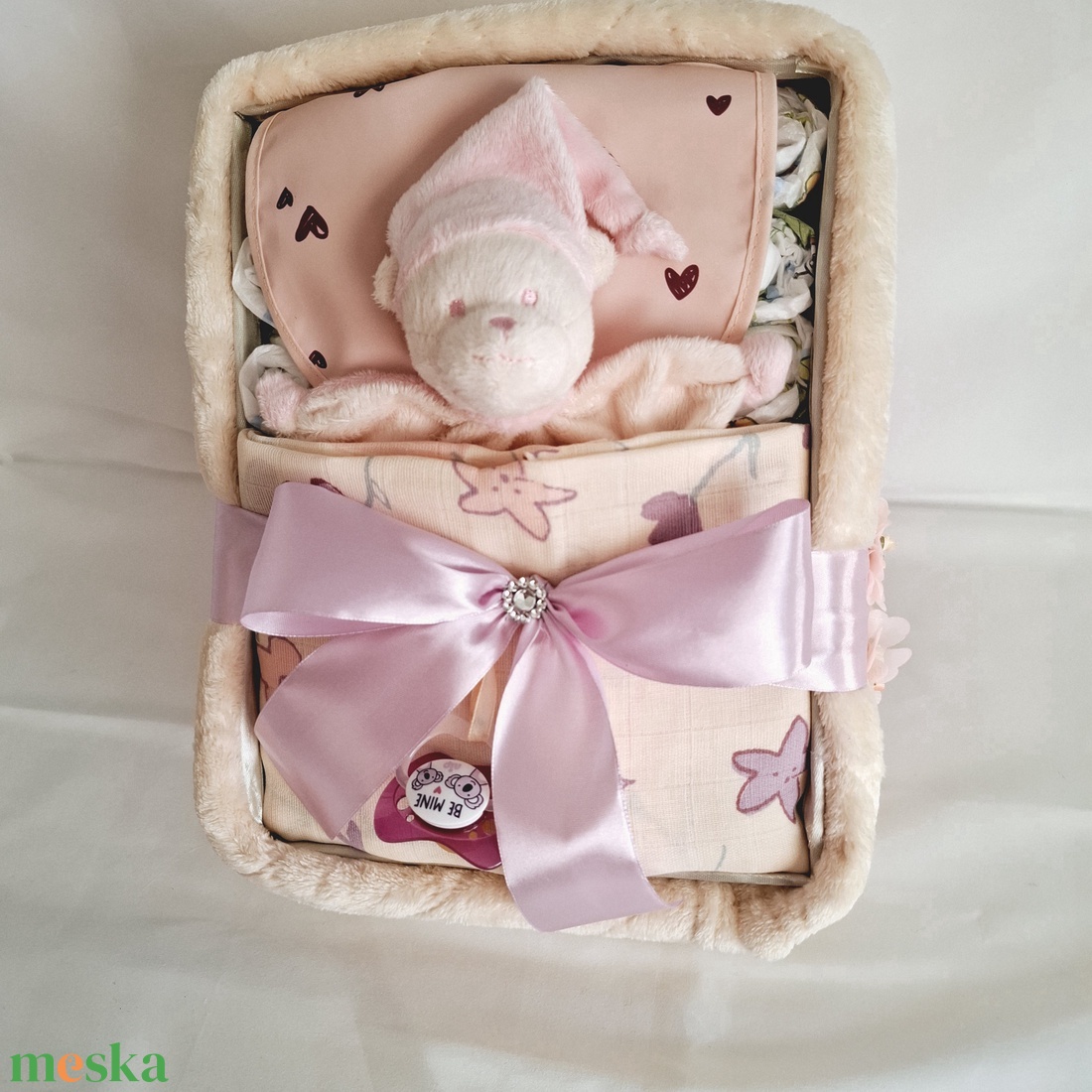 Édes álom pelenkatorta 4-8 kg, babaváró csomag - baba - mama - babalátogató ajándékcsomag - Meska.hu