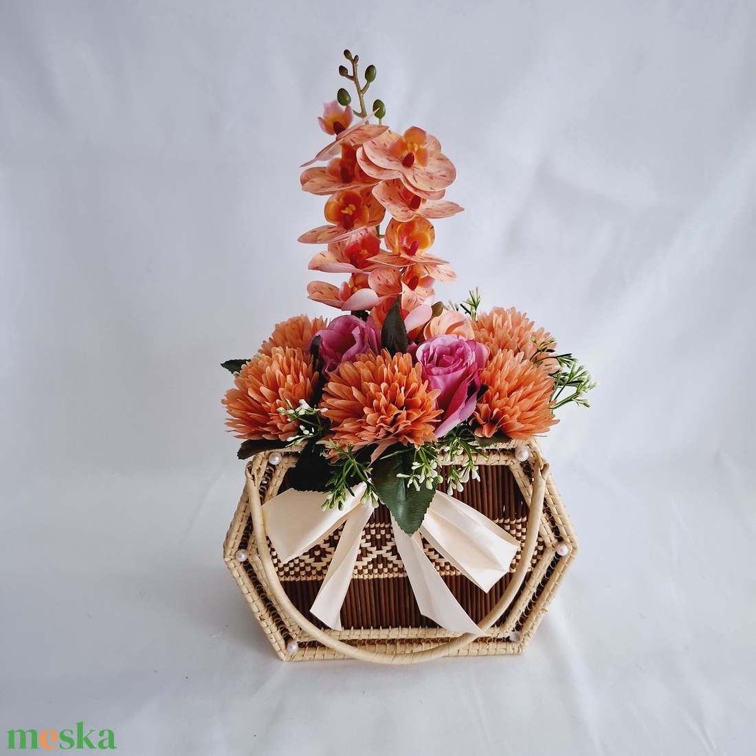 Orchidea virágcsokor asztaldísz, virágdoboz , virágkosár - otthon & életmód - dekoráció - virágdísz és tartó - virágbox, virágdoboz - Meska.hu Orchidea virágcsokor asztaldísz, virágdoboz , virágkosár - otthon & életmód - dekoráció - virágdísz és tartó - virágbox, virágdoboz - Meska.hu