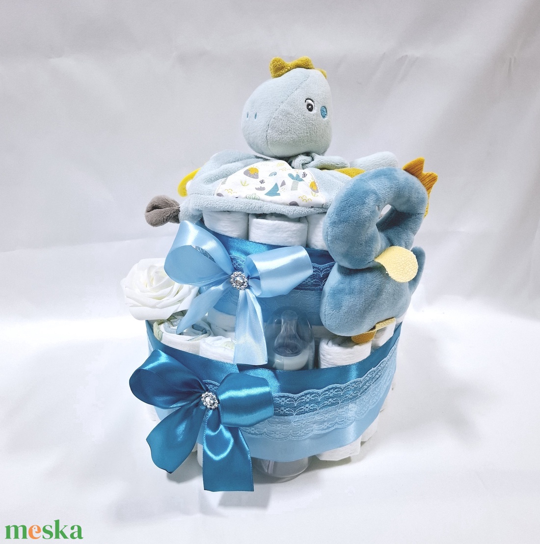 Dino baba box, pelenkatorta 4-8kg pelenkatorony, babaváró csomag - játék & sport - babalátogató ajándékcsomag - Meska.hu Dino baba box, pelenkatorta 4-8kg pelenkatorony, babaváró csomag - játék & sport - babalátogató ajándékcsomag - Meska.hu