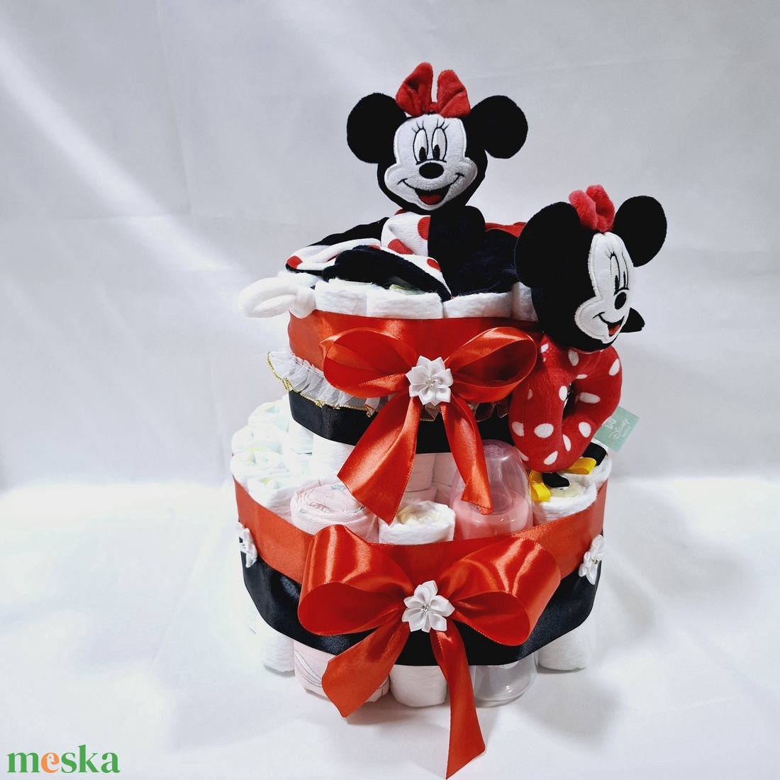 Mickey Minnie egér baba box, pelenkatorta 2-5 kg pelenkatorony, babaváró csomag - játék & sport - babalátogató ajándékcsomag - Meska.hu Mickey Minnie egér baba box, pelenkatorta 2-5 kg pelenkatorony, babaváró csomag - játék & sport - babalátogató ajándékcsomag - Meska.hu