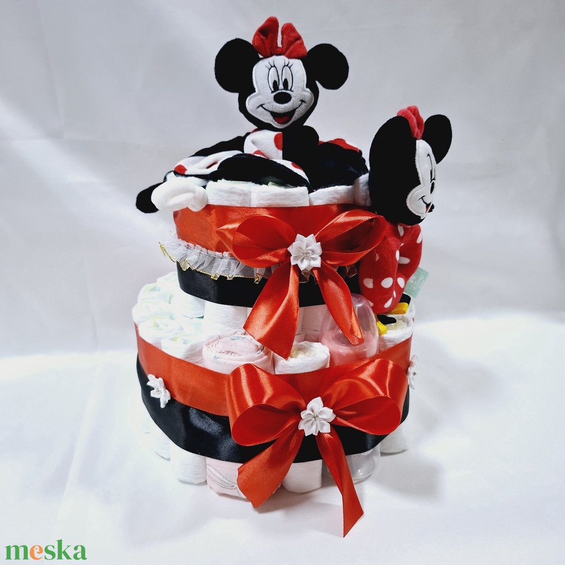 Mickey Minnie egér baba box, pelenkatorta 2-5 kg pelenkatorony, babaváró csomag - játék & sport - babalátogató ajándékcsomag - Meska.hu Mickey Minnie egér baba box, pelenkatorta 2-5 kg pelenkatorony, babaváró csomag - játék & sport - babalátogató ajándékcsomag - Meska.hu
