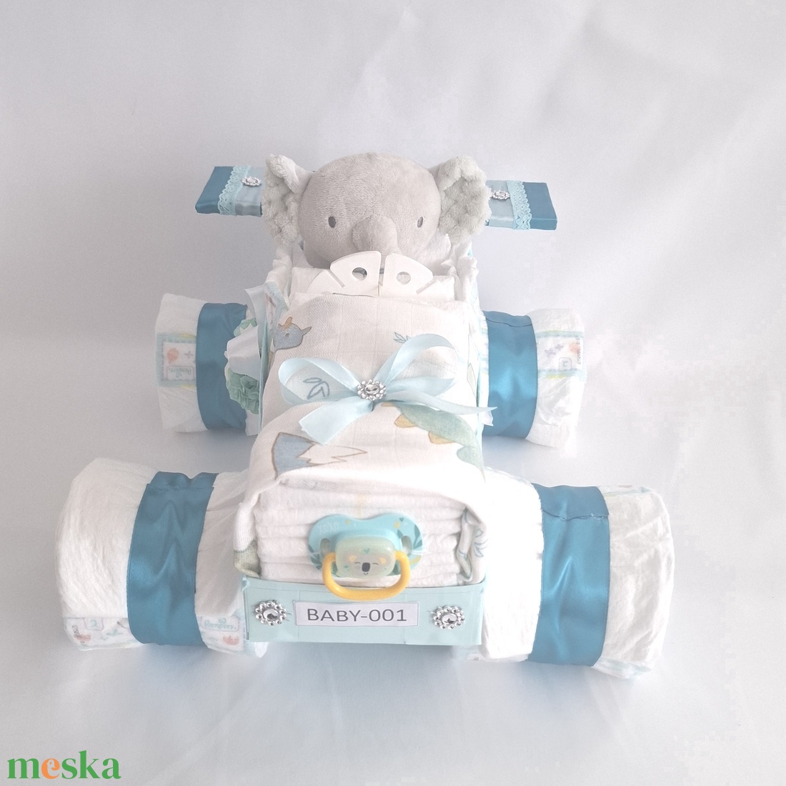 Elefánt autó pelenkatorta, 4-8 kg pelenkatorony, babaváró csomag - játék & sport - babalátogató ajándékcsomag - Meska.hu Elefánt autó pelenkatorta, 4-8 kg pelenkatorony, babaváró csomag - játék & sport - babalátogató ajándékcsomag - Meska.hu