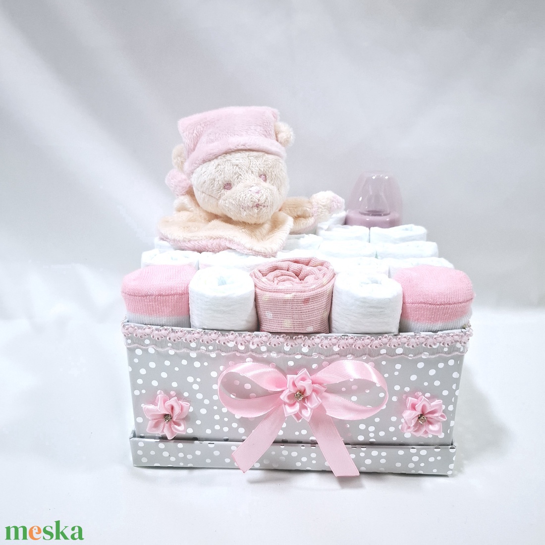 Maci pelenkatorta , 4-8 kg pelenkatorony, babaváró csomag, kelengye - játék & sport - babalátogató ajándékcsomag - Meska.hu Maci pelenkatorta , 4-8 kg pelenkatorony, babaváró csomag, kelengye - játék & sport - babalátogató ajándékcsomag - Meska.hu