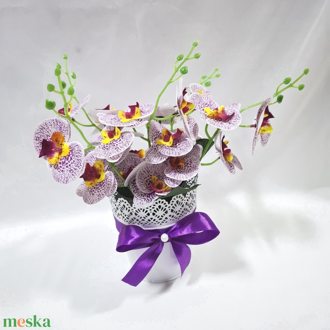 Orchidea virágcsokor, doboz, asztaldísz, ajándék - otthon & életmód - dekoráció - virágdísz és tartó - virágbox, virágdoboz - Meska.hu Orchidea virágcsokor, doboz, asztaldísz, ajándék - otthon & életmód - dekoráció - virágdísz és tartó - virágbox, virágdoboz - Meska.hu