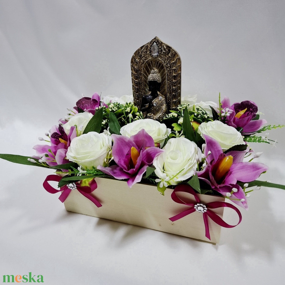 Buddha orchidea- rózsa virágcsokor, doboz, asztaldísz, ajándék - otthon & életmód - dekoráció - virágdísz és tartó - virágbox, virágdoboz - Meska.hu Buddha orchidea- rózsa virágcsokor, doboz, asztaldísz, ajándék - otthon & életmód - dekoráció - virágdísz és tartó - virágbox, virágdoboz - Meska.hu