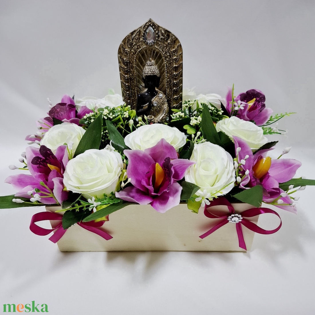 Buddha orchidea- rózsa virágcsokor, doboz, asztaldísz, ajándék - otthon & életmód - dekoráció - virágdísz és tartó - virágbox, virágdoboz - Meska.hu Buddha orchidea- rózsa virágcsokor, doboz, asztaldísz, ajándék - otthon & életmód - dekoráció - virágdísz és tartó - virágbox, virágdoboz - Meska.hu