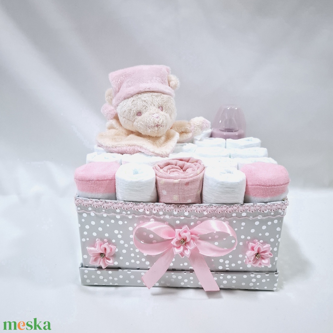 Maci pelenkatorta , 4-8 kg pelenkatorony, babaváró csomag, kelengye - játék & sport - babalátogató ajándékcsomag - Meska.hu Maci pelenkatorta , 4-8 kg pelenkatorony, babaváró csomag, kelengye - játék & sport - babalátogató ajándékcsomag - Meska.hu