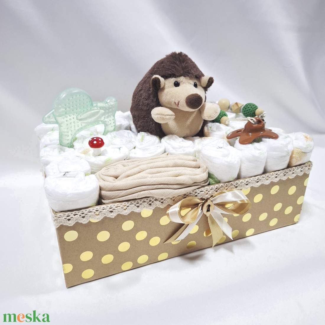 Süni baba box, pelenkatorta 2-5 kg pelenka doboz, babaváró csomag - játék & sport - babalátogató ajándékcsomag - Meska.hu Süni baba box, pelenkatorta 2-5 kg pelenka doboz, babaváró csomag - játék & sport - babalátogató ajándékcsomag - Meska.hu