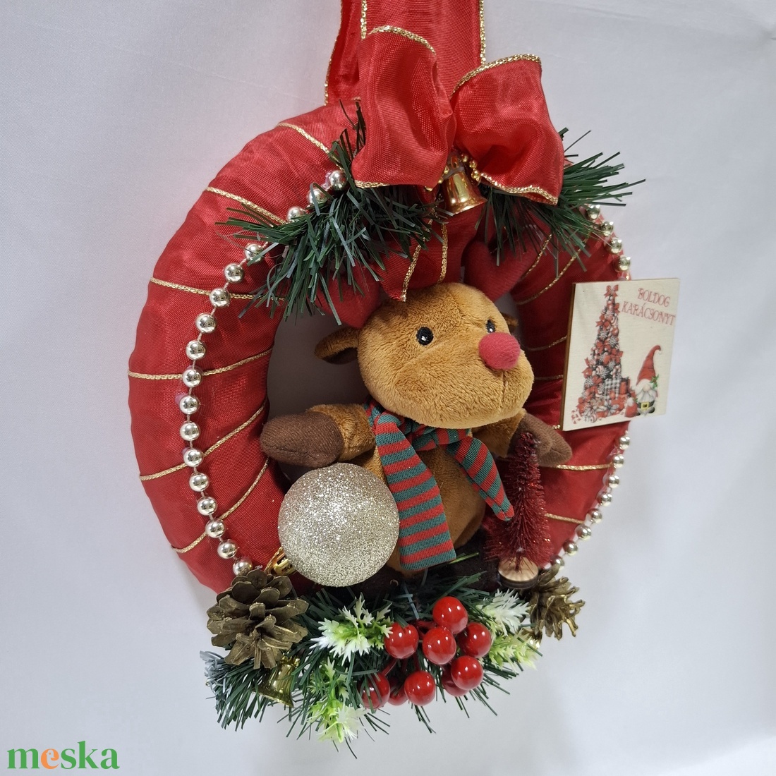 Karácsonyi rénszarvas kopogtató , ajtódísz, ablakdísz, dekoráció - karácsony - karácsonyi lakásdekoráció - karácsonyi ajtódíszek - Meska.hu Karácsonyi rénszarvas kopogtató , ajtódísz, ablakdísz, dekoráció - karácsony - karácsonyi lakásdekoráció - karácsonyi ajtódíszek - Meska.hu