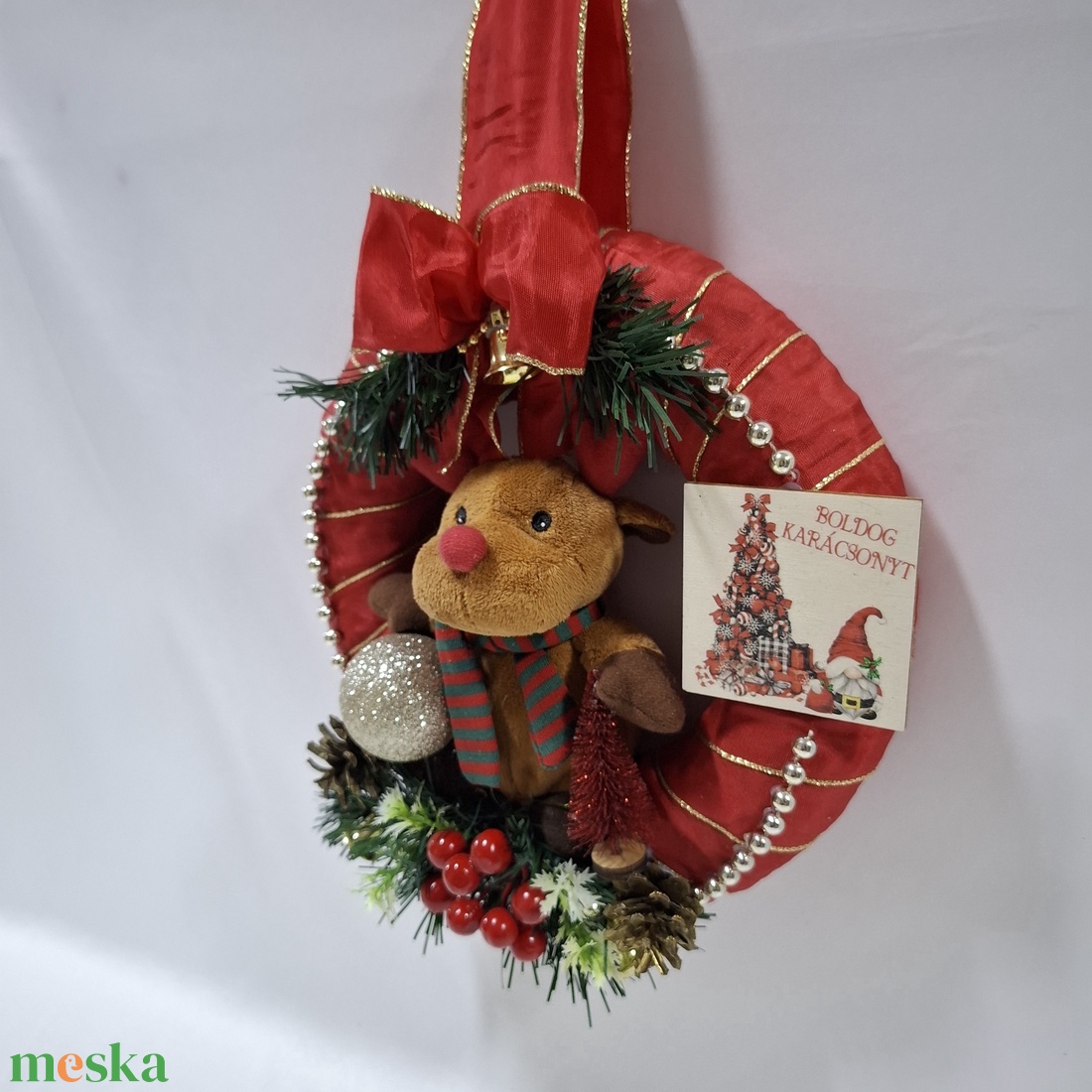 Karácsonyi rénszarvas kopogtató , ajtódísz, ablakdísz, dekoráció - karácsony - karácsonyi lakásdekoráció - karácsonyi ajtódíszek - Meska.hu Karácsonyi rénszarvas kopogtató , ajtódísz, ablakdísz, dekoráció - karácsony - karácsonyi lakásdekoráció - karácsonyi ajtódíszek - Meska.hu