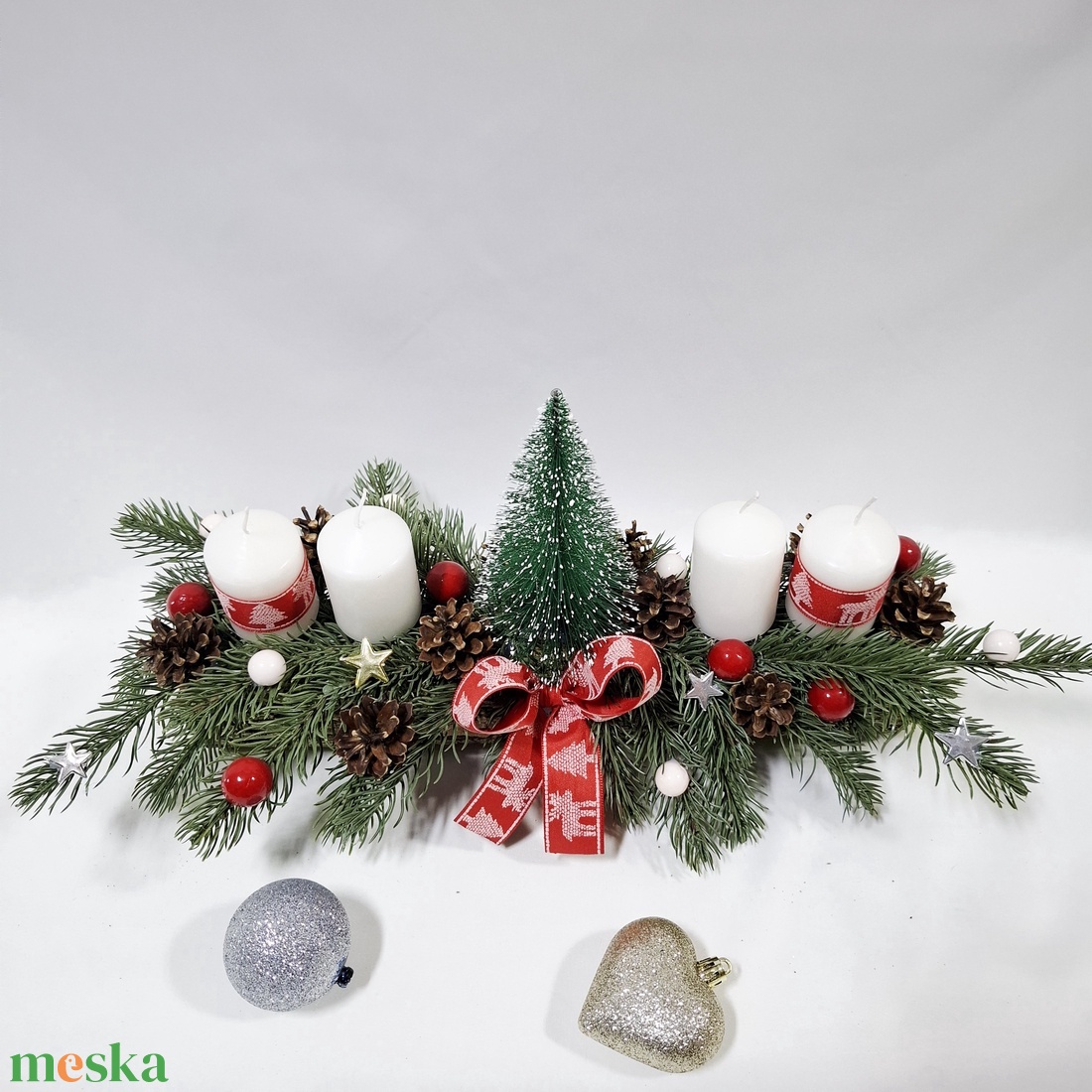 Adventi klasszikus koszorú,  asztaldísz,  dekoráció - karácsony - adventi díszek - adventi asztaldísz - Meska.hu Adventi klasszikus koszorú,  asztaldísz,  dekoráció - karácsony - adventi díszek - adventi asztaldísz - Meska.hu