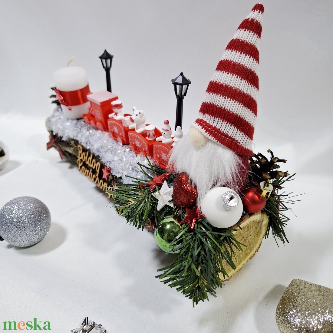 Adventi manó koszorú,  asztaldísz,  dekoráció - karácsony - adventi díszek - adventi asztaldísz - Meska.hu Adventi manó koszorú,  asztaldísz,  dekoráció - karácsony - adventi díszek - adventi asztaldísz - Meska.hu