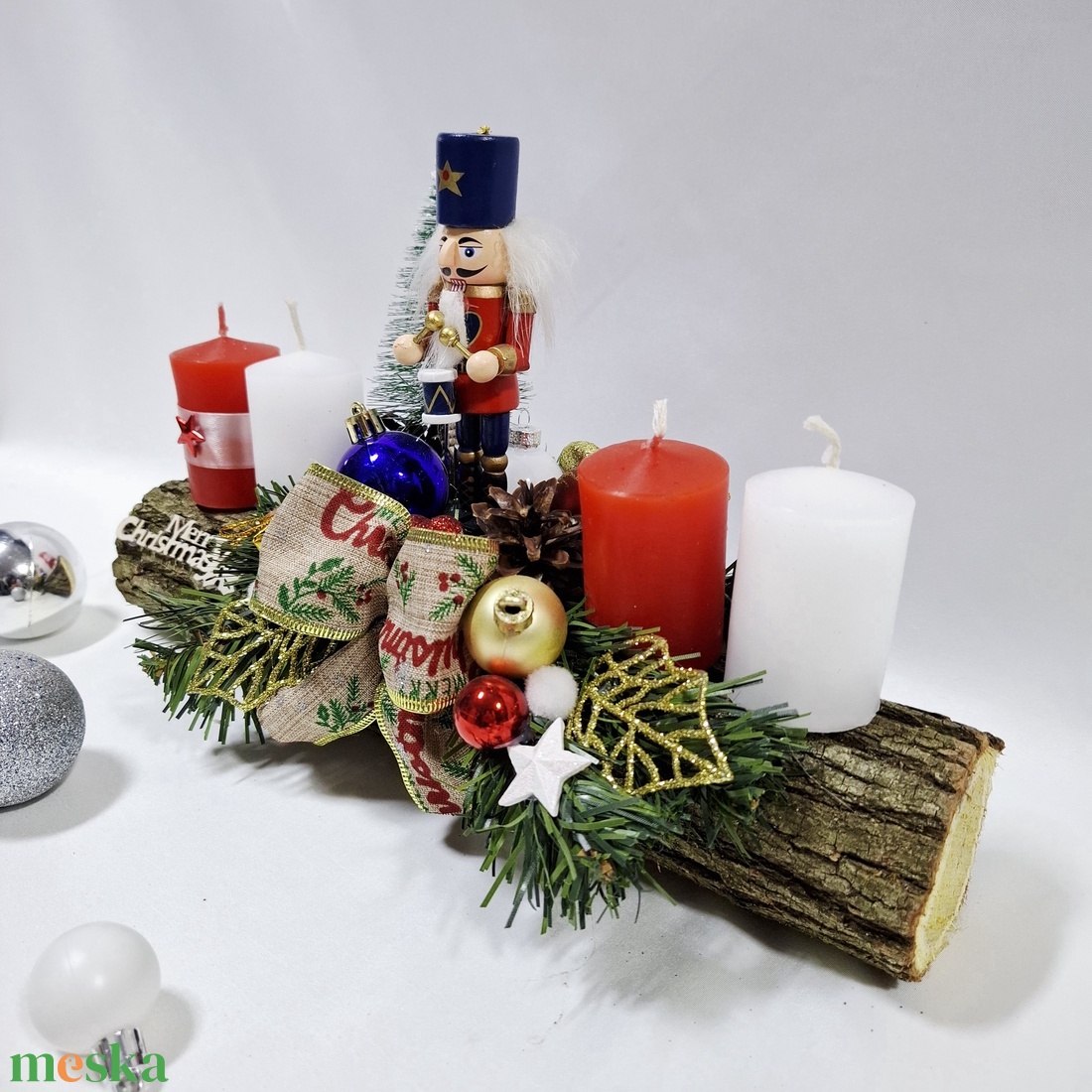 Adventi diótörő koszorú, asztaldísz, dekoráció - karácsony - adventi díszek - adventi asztaldísz - Meska.hu Adventi diótörő koszorú, asztaldísz, dekoráció - karácsony - adventi díszek - adventi asztaldísz - Meska.hu