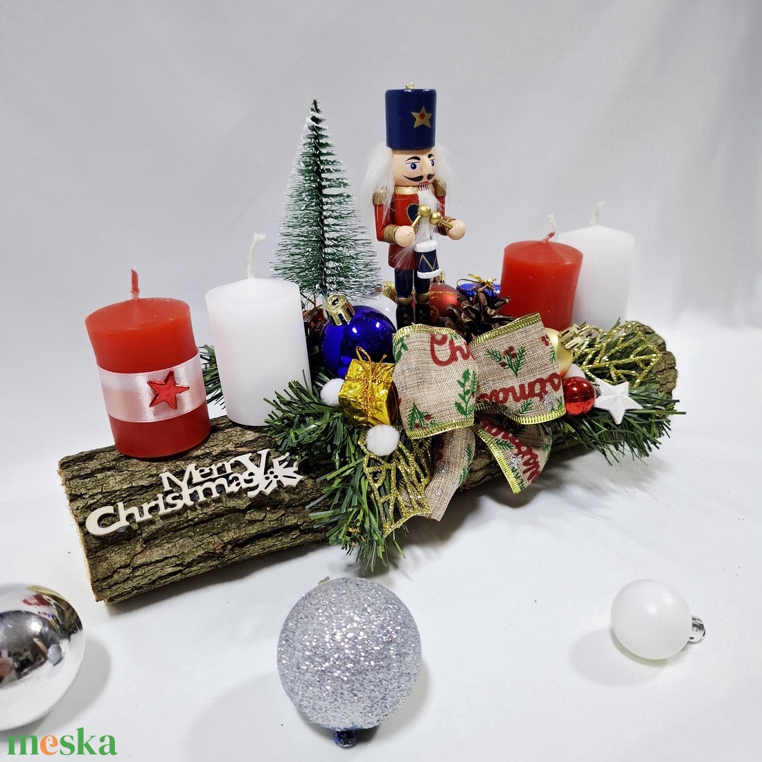 Adventi diótörő koszorú, asztaldísz, dekoráció - karácsony - adventi díszek - adventi asztaldísz - Meska.hu Adventi diótörő koszorú, asztaldísz, dekoráció - karácsony - adventi díszek - adventi asztaldísz - Meska.hu