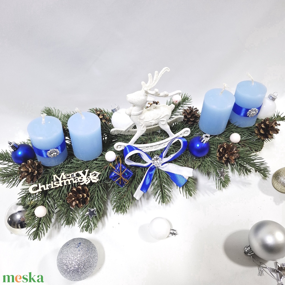 Adventi rénszarvas koszorú, asztaldísz, dekoráció - karácsony - adventi díszek - adventi asztaldísz - Meska.hu Adventi rénszarvas koszorú, asztaldísz, dekoráció - karácsony - adventi díszek - adventi asztaldísz - Meska.hu