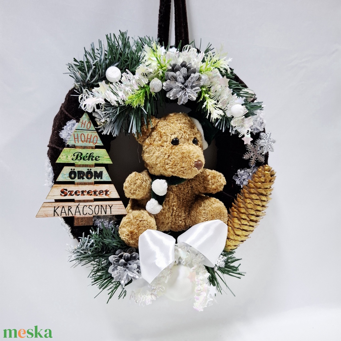 Karácsonyi Teddi maci kopogtató , ajtódísz, ablakdísz, dekoráció - karácsony - karácsonyi lakásdekoráció - karácsonyi ajtódíszek - Meska.hu Karácsonyi Teddi maci kopogtató , ajtódísz, ablakdísz, dekoráció - karácsony - karácsonyi lakásdekoráció - karácsonyi ajtódíszek - Meska.hu