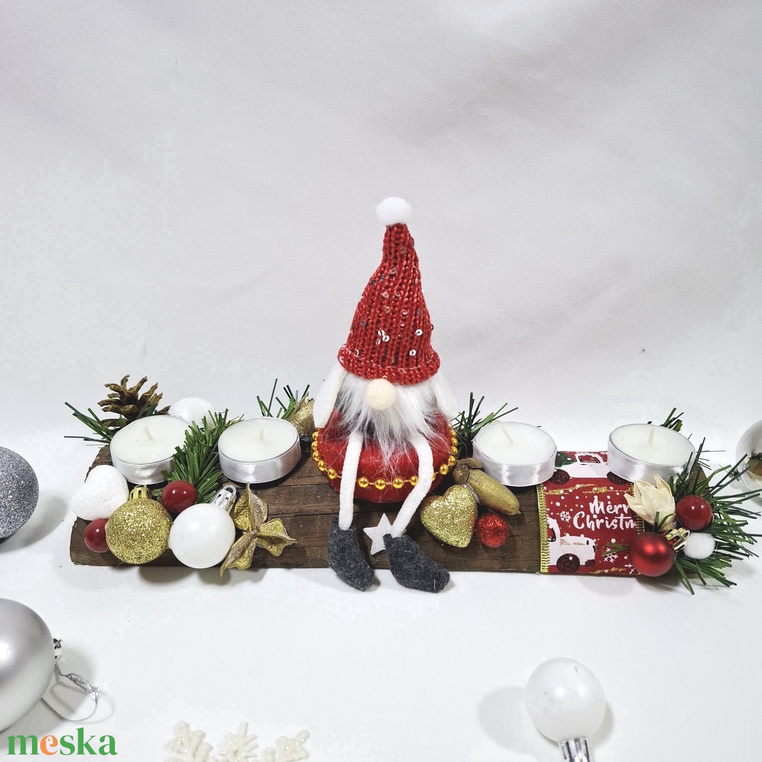 Adventi manó koszorú,  asztaldísz,  dekoráció - karácsony - adventi díszek - adventi asztaldísz - Meska.hu Adventi manó koszorú,  asztaldísz,  dekoráció - karácsony - adventi díszek - adventi asztaldísz - Meska.hu