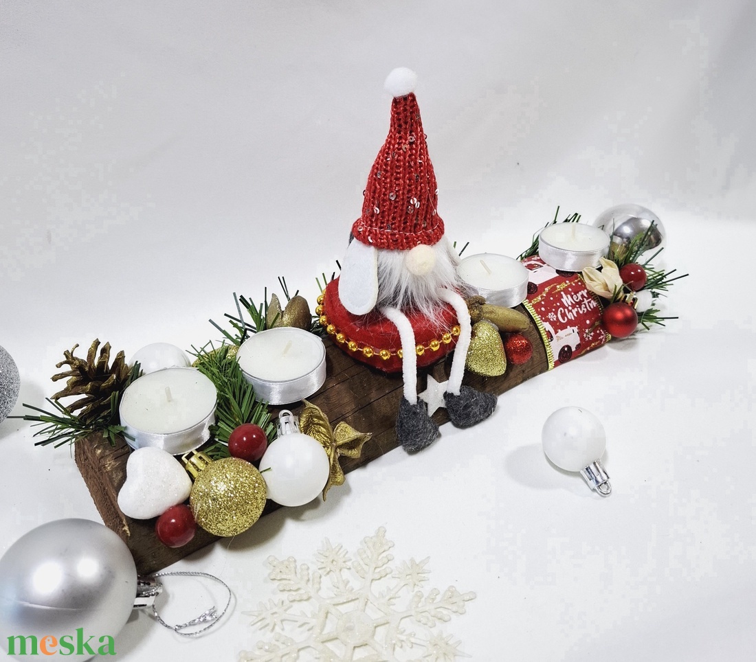 Adventi manó koszorú,  asztaldísz,  dekoráció - karácsony - adventi díszek - adventi asztaldísz - Meska.hu Adventi manó koszorú,  asztaldísz,  dekoráció - karácsony - adventi díszek - adventi asztaldísz - Meska.hu