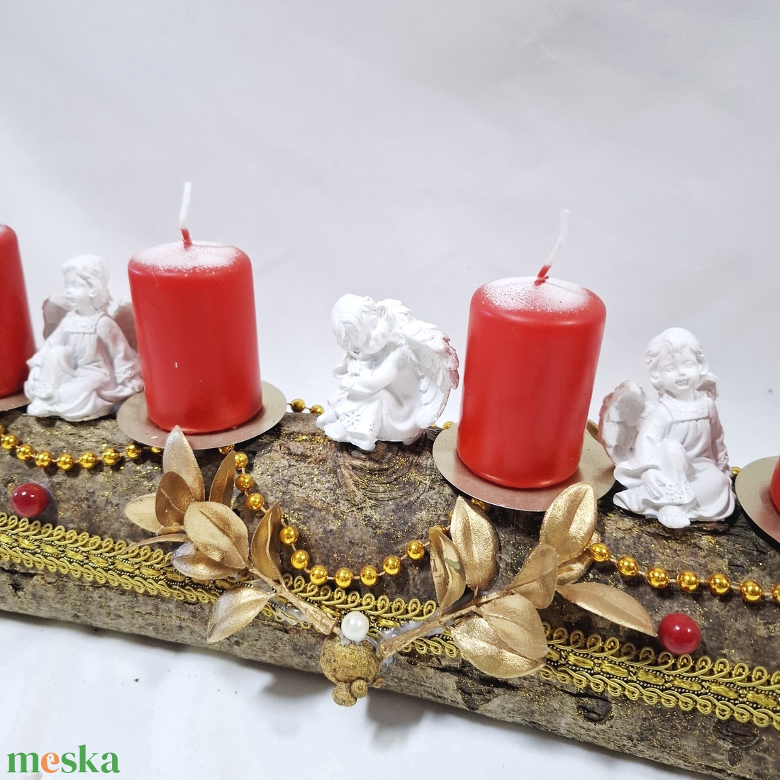 Adventi angyalok koszorú,  asztaldísz,  dekoráció - karácsony - adventi díszek - adventi asztaldísz - Meska.hu Adventi angyalok koszorú,  asztaldísz,  dekoráció - karácsony - adventi díszek - adventi asztaldísz - Meska.hu