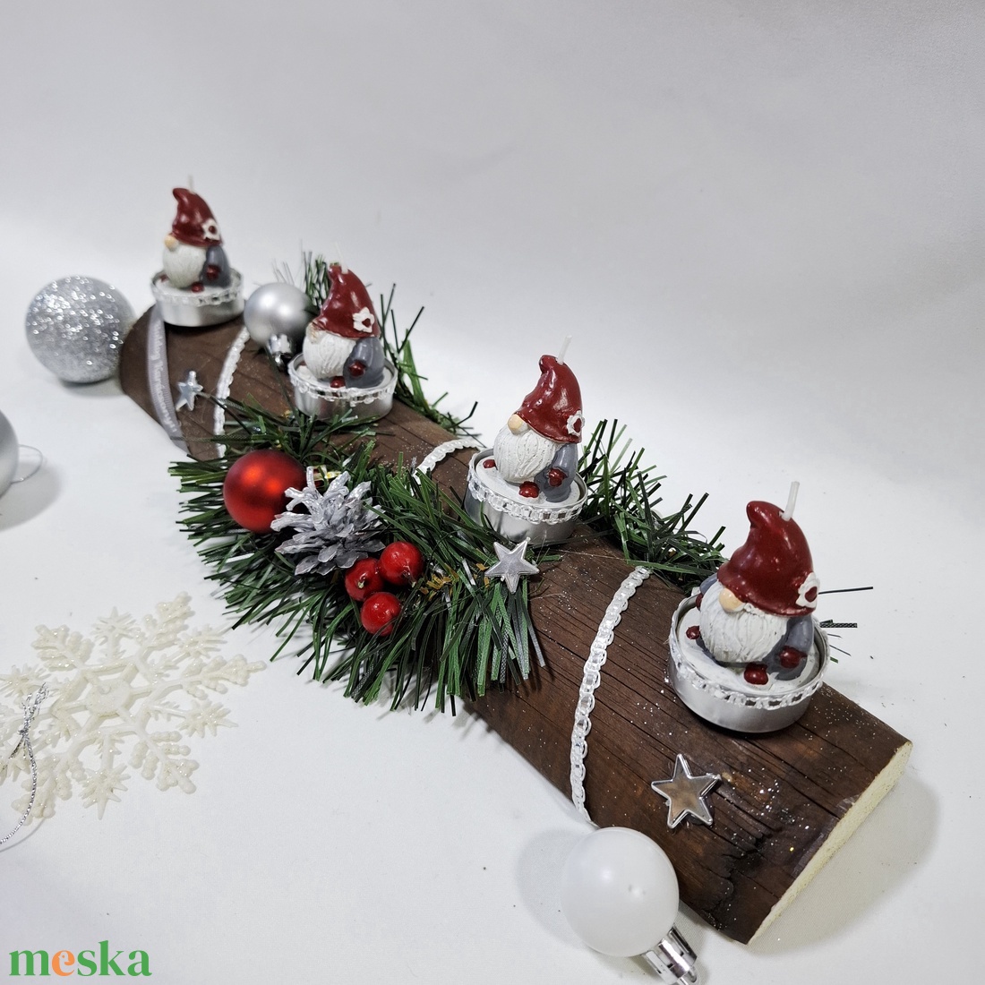 Adventi manó koszorú,  asztaldísz,  dekoráció - karácsony - adventi díszek - adventi asztaldísz - Meska.hu Adventi manó koszorú,  asztaldísz,  dekoráció - karácsony - adventi díszek - adventi asztaldísz - Meska.hu