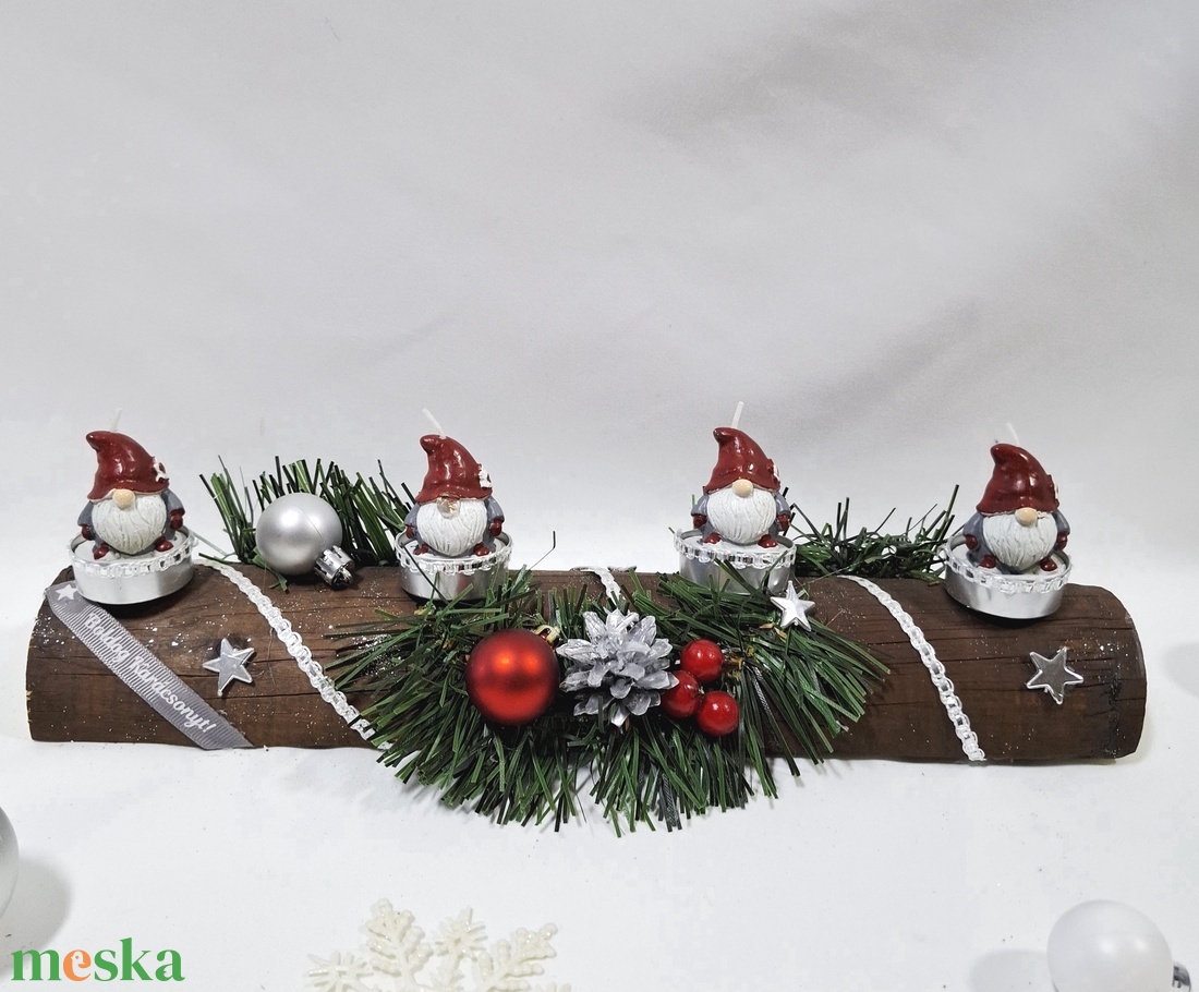 Adventi manó koszorú,  asztaldísz,  dekoráció - karácsony - adventi díszek - adventi asztaldísz - Meska.hu Adventi manó koszorú,  asztaldísz,  dekoráció - karácsony - adventi díszek - adventi asztaldísz - Meska.hu