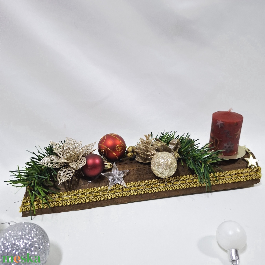 Adventi klasszikus koszorú,  asztaldísz,  dekoráció - karácsony - adventi díszek - adventi asztaldísz - Meska.hu Adventi klasszikus koszorú,  asztaldísz,  dekoráció - karácsony - adventi díszek - adventi asztaldísz - Meska.hu