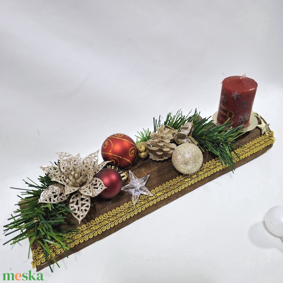 Adventi klasszikus koszorú,  asztaldísz,  dekoráció - karácsony - adventi díszek - adventi asztaldísz - Meska.hu Adventi klasszikus koszorú,  asztaldísz,  dekoráció - karácsony - adventi díszek - adventi asztaldísz - Meska.hu