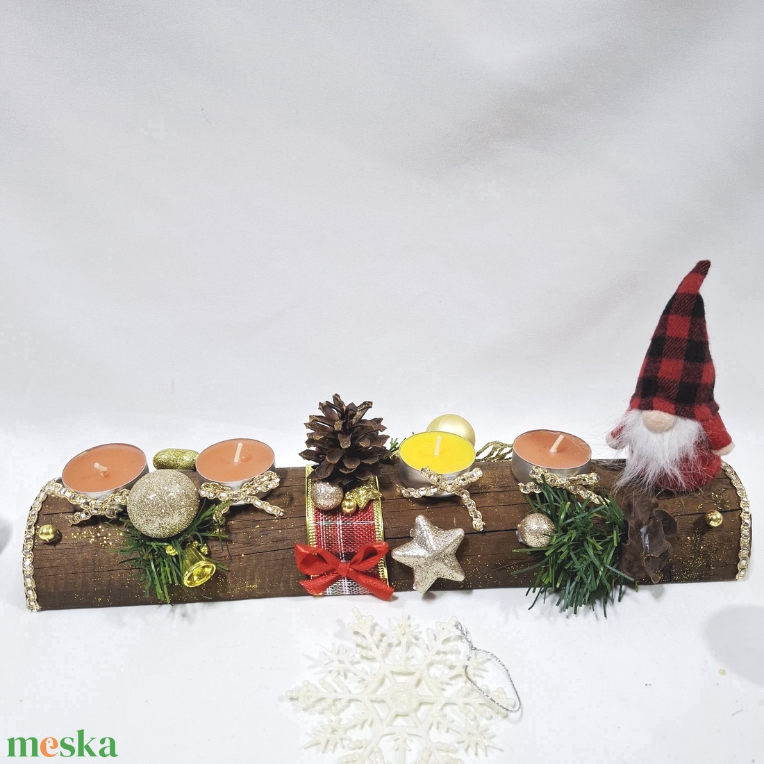 Adventi manó koszorú,  asztaldísz, karácsonyi dekoráció - karácsony - adventi díszek - adventi asztaldísz - Meska.hu Adventi manó koszorú,  asztaldísz, karácsonyi dekoráció - karácsony - adventi díszek - adventi asztaldísz - Meska.hu