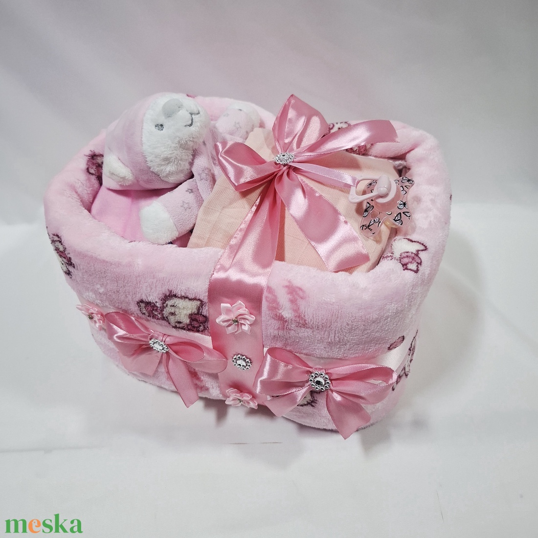 Édes álom pelenkatorta 2-5kg, babaváró csomag, kelengye  - baba - mama - pelenkázó, babafürdető kellékek - pelenkatorta - Meska.hu