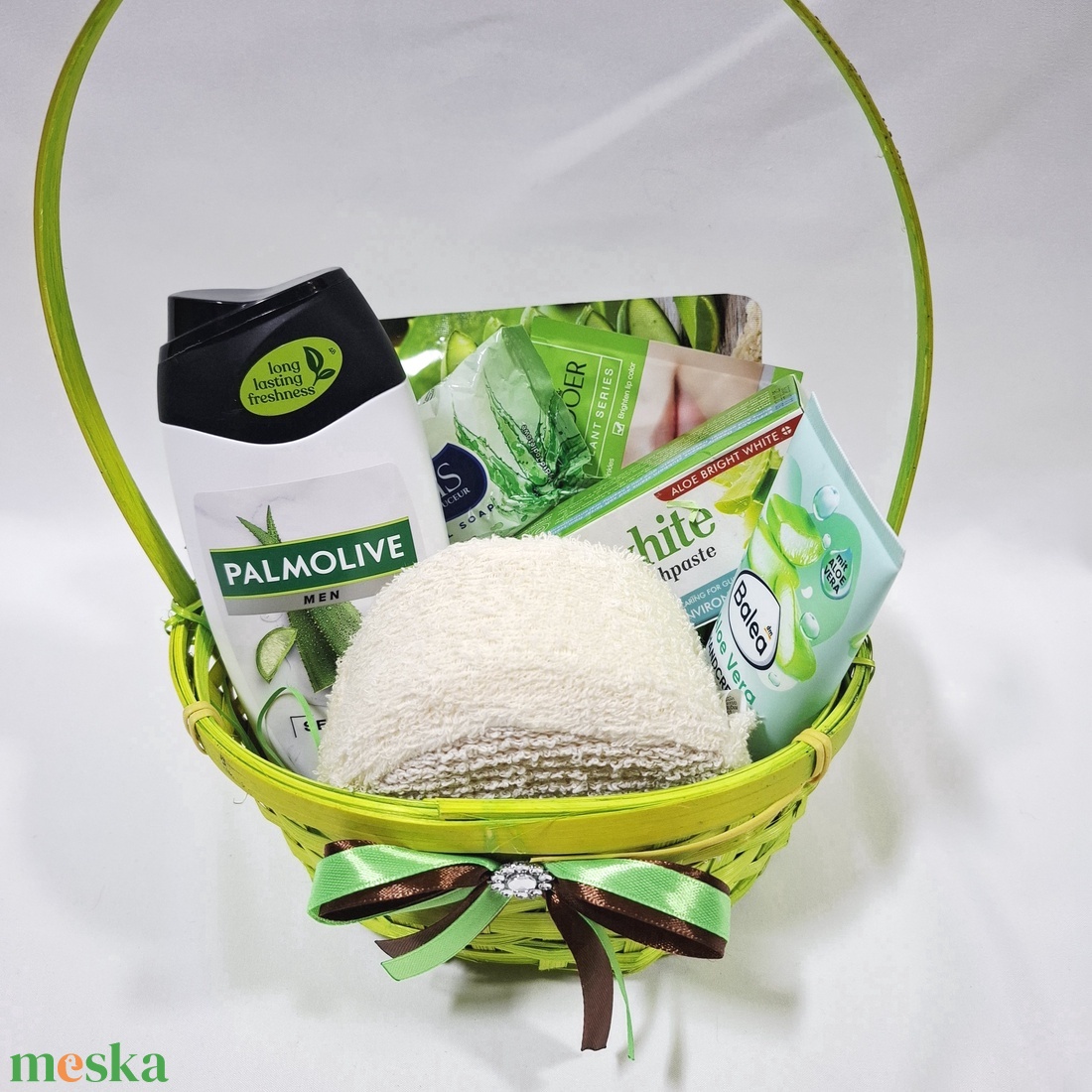 Vitamin gazdag Aloe vera kényeztető csomag, SPA doboz, kozmetikai csomag  - szépségápolás - kozmetikai ajándékcsomag - Meska.hu