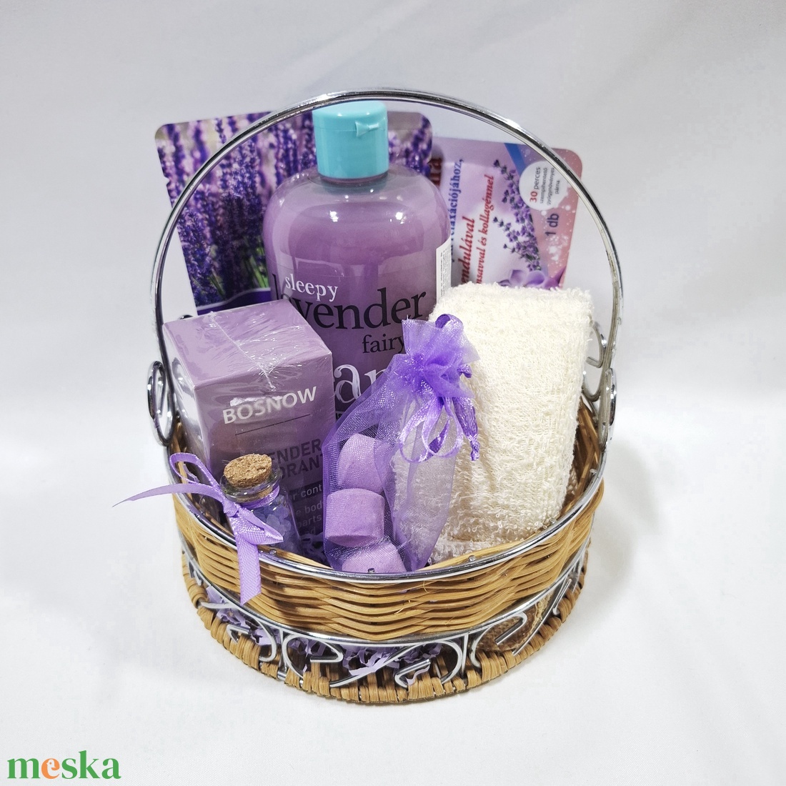 Vitamin gazdag Levendula kényeztető csomag, SPA doboz, kozmetikai csomag  - szépségápolás - kozmetikai ajándékcsomag - Meska.hu