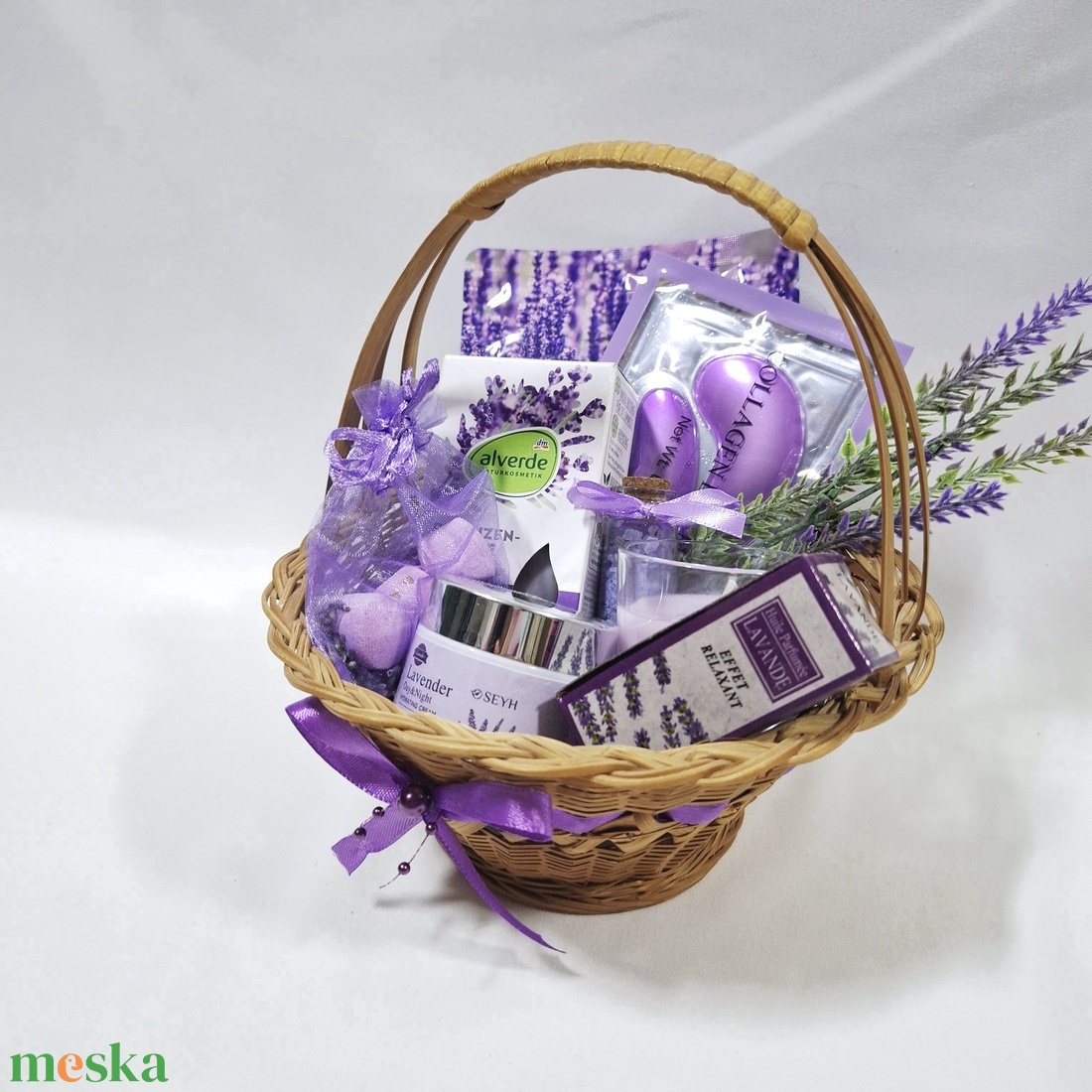 Vitamin gazdag Levendula kényeztető csomag, SPA doboz, kozmetikai csomag  - szépségápolás - kozmetikai ajándékcsomag - Meska.hu