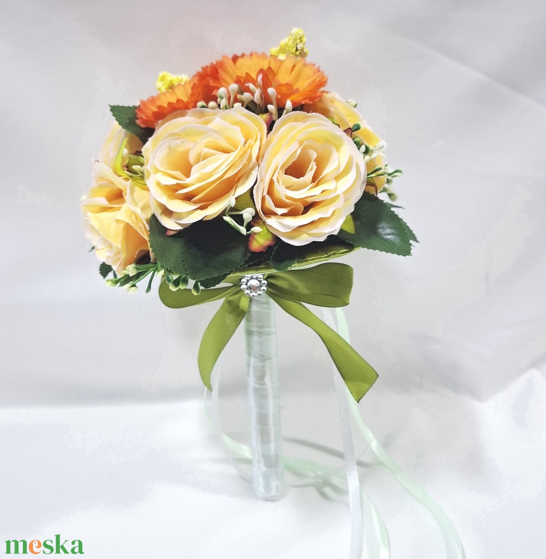 Ünnep virággal, örökcsokor, virág csokor, kézicsokor, ajándék  - otthon & életmód - virágdekoráció - virágok - virágcsokor - Meska.hu